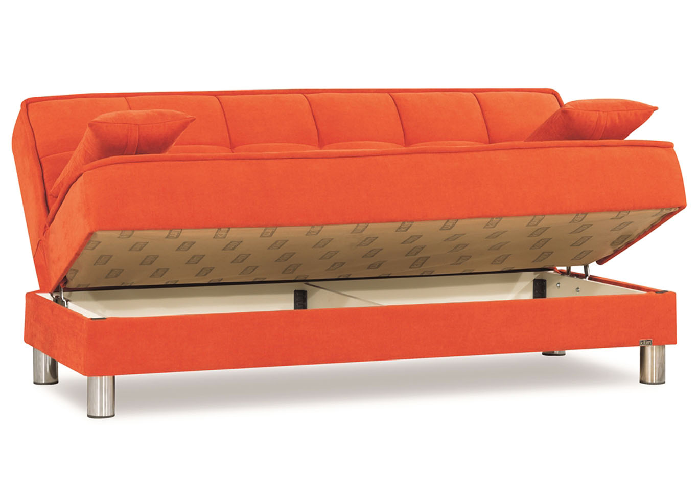 Smart Fit Orange Chenille Sofabed,Ottomanson (Previously Casamode)